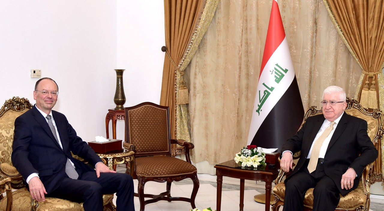 معصوم يشيد بعمق العلاقات العراقية الألمانية